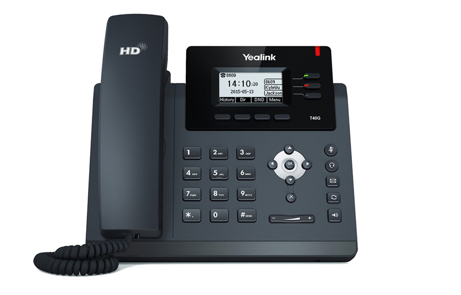 Gigabit IP Phone with Three Lines & HD Voice